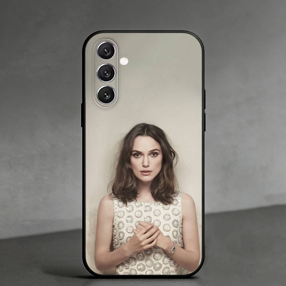 Чехол для телефона K-Keira Knightley для Samsung Galaxy A91,80,73,72 ,71,53,52,32 ,31,22,21s,20, Мягкий черный чехол