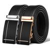 New Trendy Men's Belt Automatic Buckle Leather Trousers Belt Business Casual Young and Middle Aged Trousers Belt Men