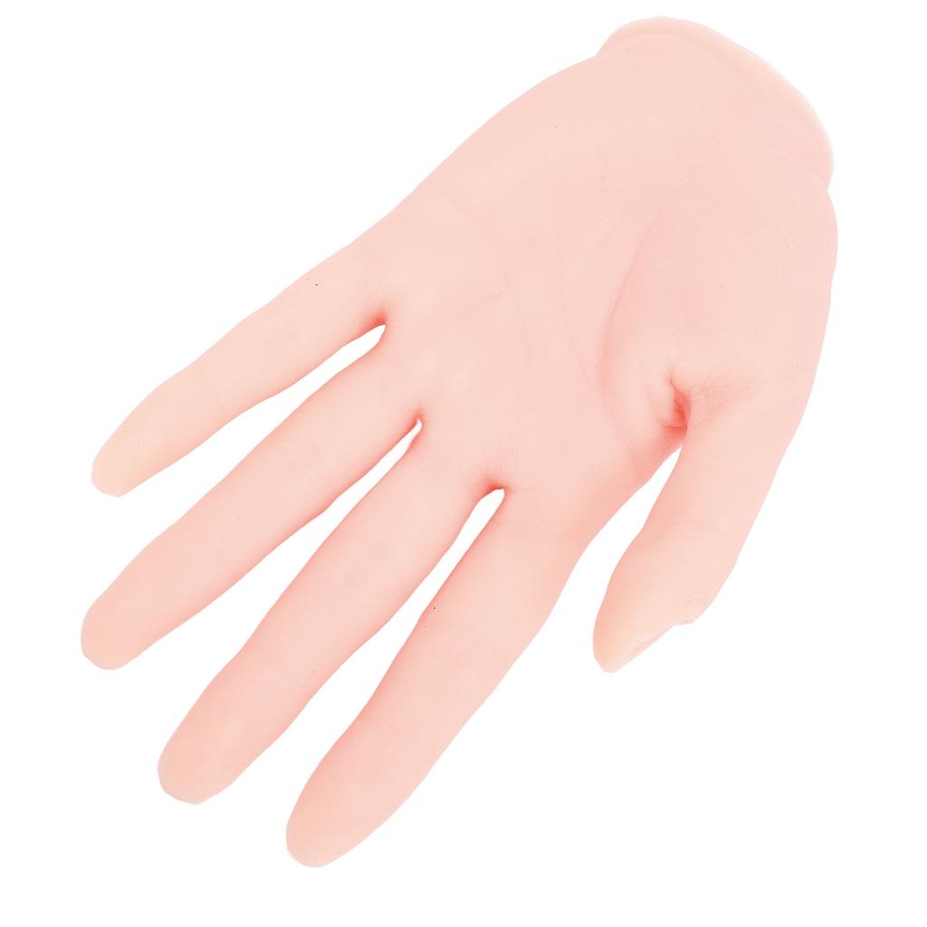 Практика Рука для ногтей Силиконовый женский манекен в натуральную величину Модель Левая рука для начинающих Салон Arti