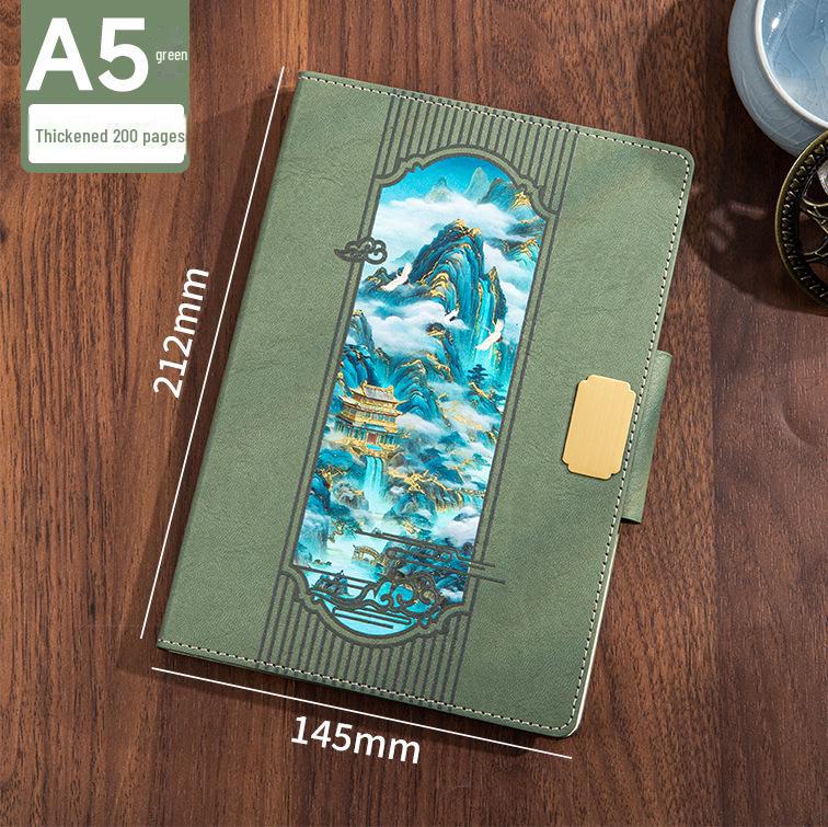 Подарочный набор из креативных деловых блокнотов 2025 года с магнитной застежкой