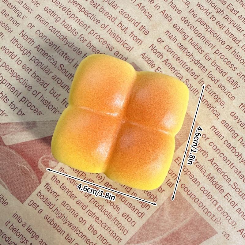 Slow Rising Squishy Stress Relief Soap Balls Dessert Bread Butter Squishies Slow Rebound Squeeze Toy Gift For Adhd Party Favors