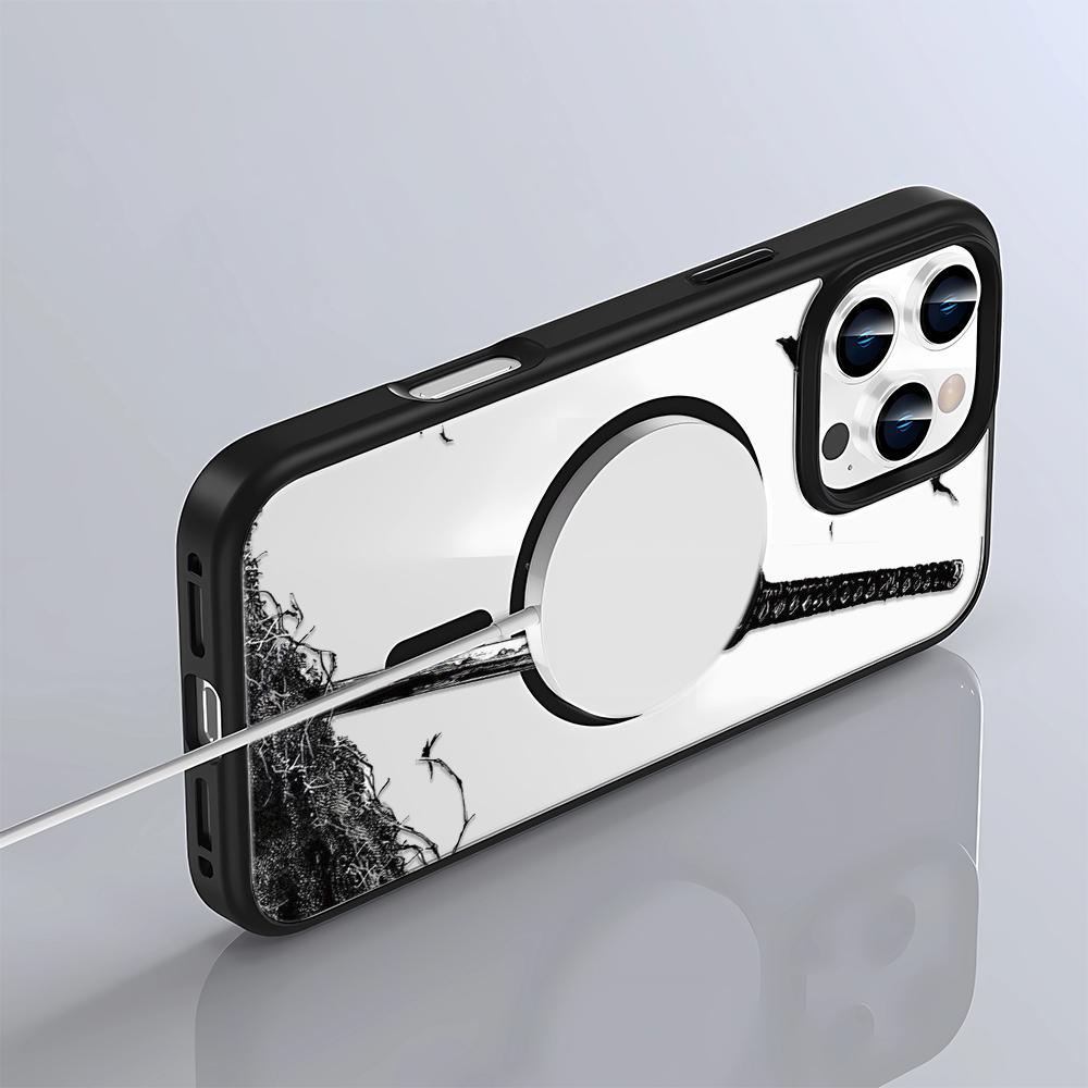 Магнитный чехол для беспроводной зарядки Magsafe для iPhone 17 16 15 14 13 12 11 Pro Max Крутой чехол