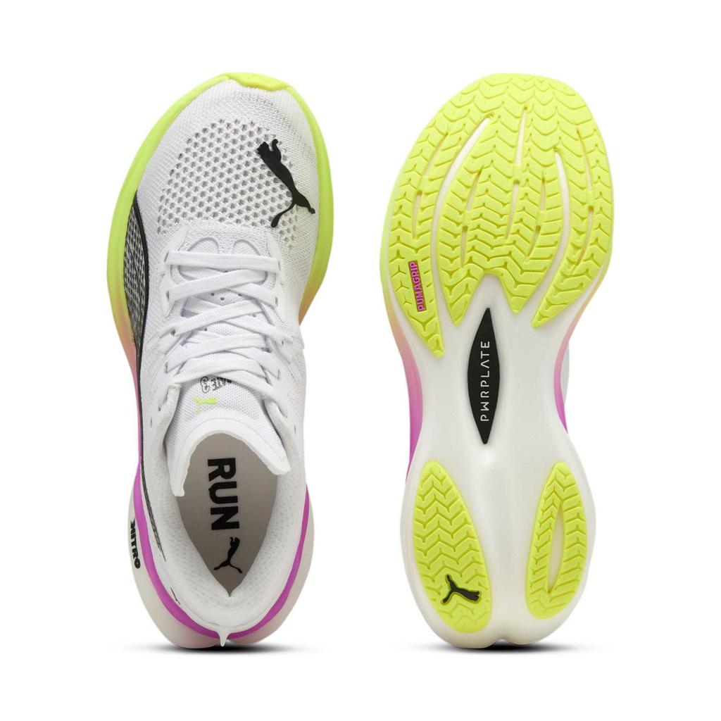 Puma Deviate Nitro 3 Women's White Pure Magenta 309708-18