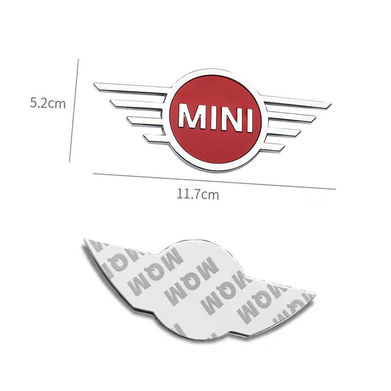 3D Car Chrome Emblem Sticker Auto Trunk Decoration Badge Label For BMW MINI WORKS One Cooper JCW R60 R59 R58 R57 R56 R55 R53 R52