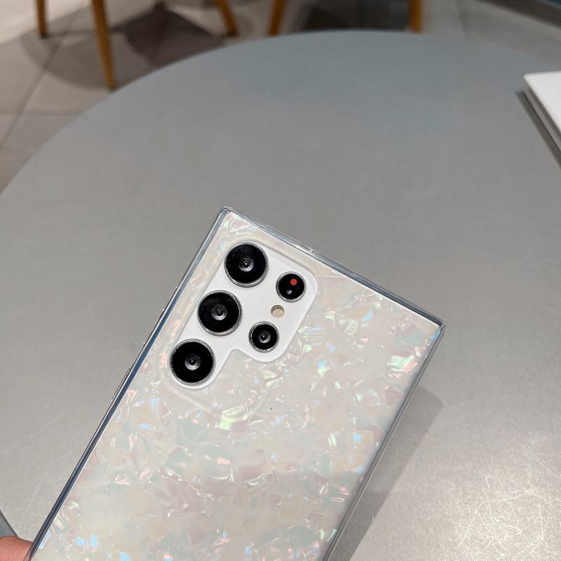 Модный блестящий чехол Dream Shell IMD для телефона Samsung S25 Ultra и других - Противоударный и стильный