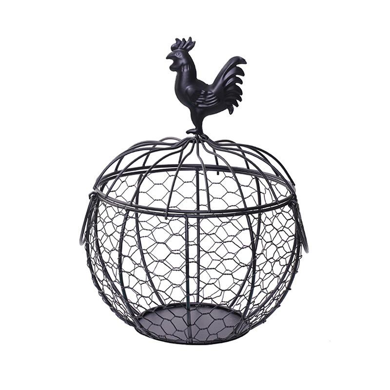 Корзина для хранения яиц в форме курицы, держатель для яиц, контейнер для овощей и фруктов, органайзер, стойка, корзина