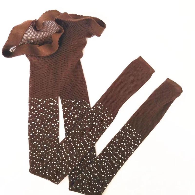 1-13 лет балетные колготки для девочек модные детские блестящие сетчатые колготки в сетку детские чулки детские леггинсы со стразами