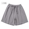 Spring and Summer New Cotton and Linen Shorts Women's Outer Wear Thin A- Shown Wide Leg High Waist Slimming Plus Size Loose Casual Shorts for Women