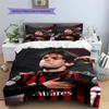 Kaka Pattern Bedding Home Decoration Birthday Gift (1 * duvet cover + 2 * pillowcase, without core),fan merchandise.