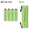 AA Rechargeable Battery with Welding Tabs AA Ni-MH 1.2V 2200mAh Pre-charged Battery for Philips Electric Shaver Razor Toothbrush