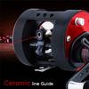 Baitcasting Reel 5.6:1 Round Fishing Reel Trolling Boat Fishing Molinete Left/Right Hand Black Pesca