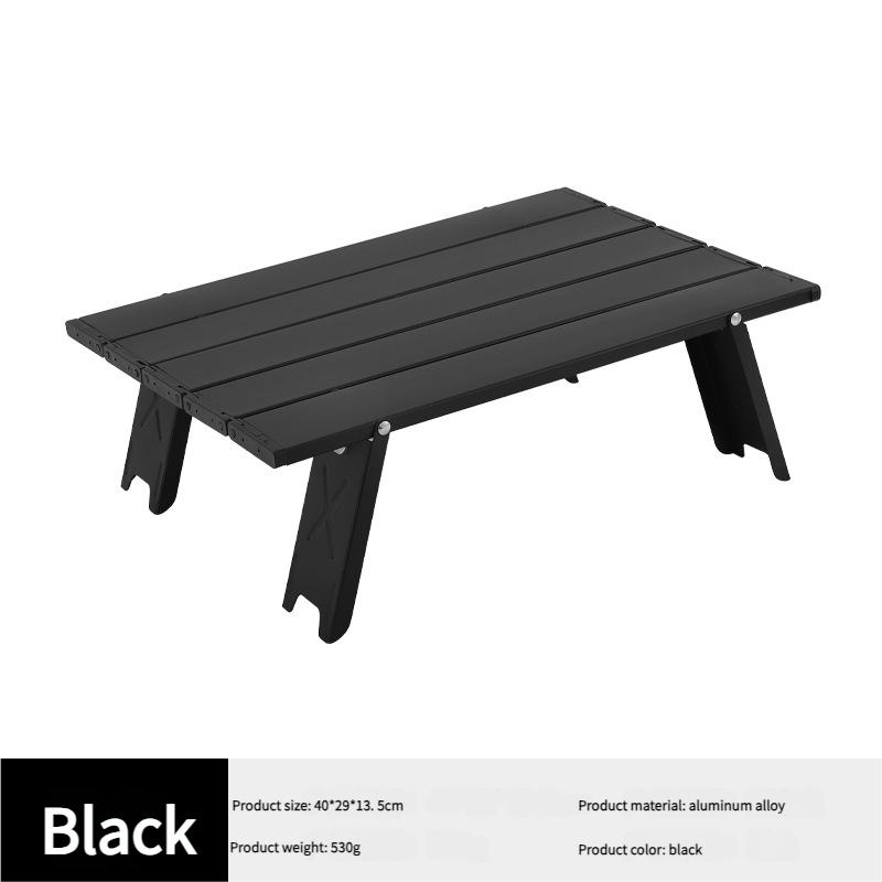 Ultralight Aluminum Folding Table Portable Mini Camping Desk Compact Design for Tent Picnic Outdoor Travel Tea Party