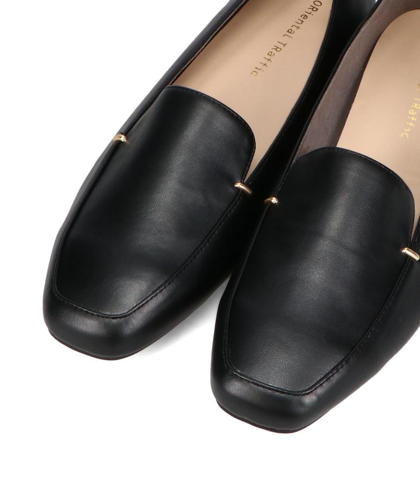 Oriental Traffic Opera Office Квадратные лодочки, Туфли, Балетки, Повседневные, Носок, Амортизация, Женские, R-4011, ЧЕРНЫЙ, 25.0 см,