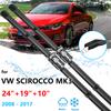 Для Volkswagen VW Scirocco MK3 2008 ~ 2017 передние и задние щетки стеклоочистителя, резиновый набор, комплект чистящих шайб, автомобильные щетки