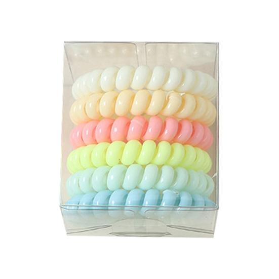 Мягкая гибкая резинка для волос для девочек, полезная весенняя резинка для волос с хвостиком