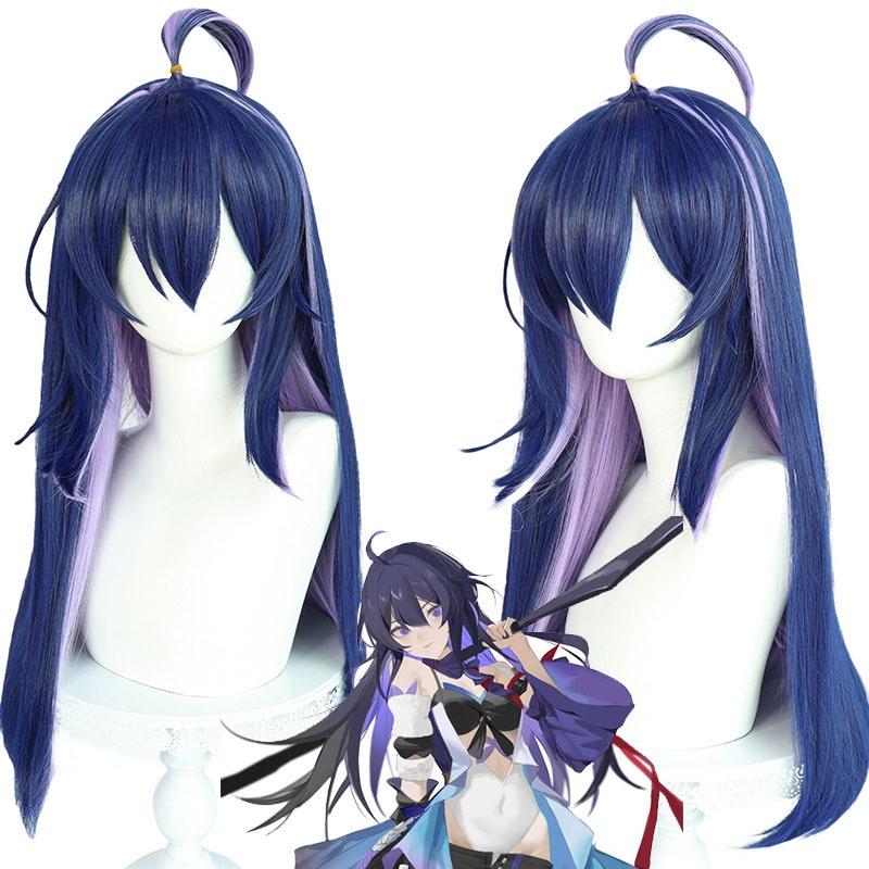 Anger Starry Sky Iron Road Xie Er Cosplay Wig With Cute Fringe And Two-tone Long Hair