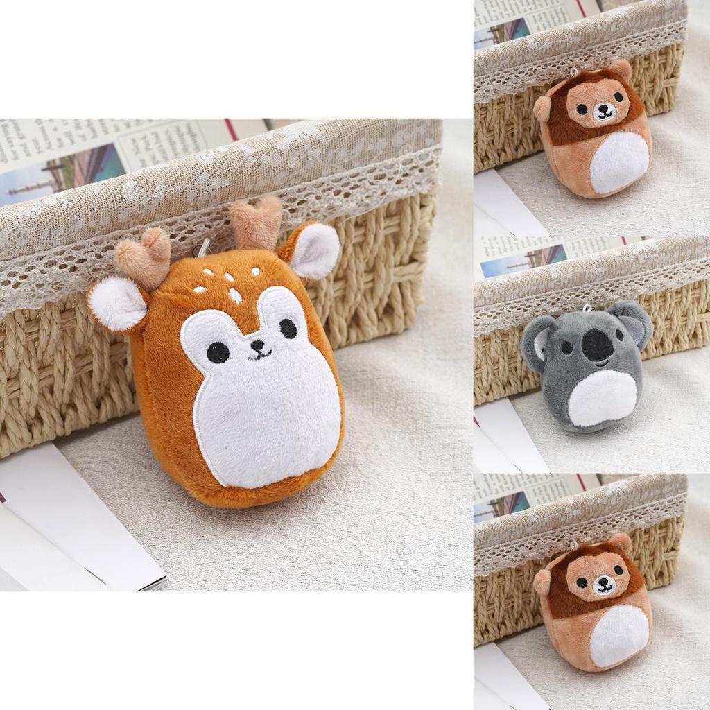 Уютный брелок Squishallow, плюшевая игрушка-мишка для детей в подарок