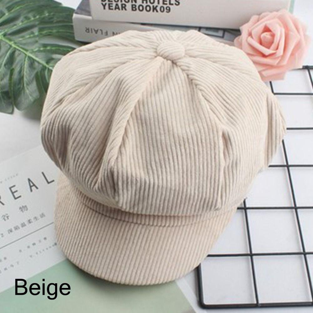 Windproof Painter's Hat Vintage Autumn Winter Sun Cap Casual Newspaper Hat Outdoor