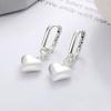High-quality 925 Silver Earrings Charlotte Heart E024 Heart Ring Earrings (Wfgjeqd)