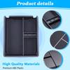 Center Console Organizer Tray Compatible With -2025 2026 Chevrolet Silverado/GMC Sierra 1500, -2026 Silverado/Sierra 2500HD 3500HD, Armrest Storage