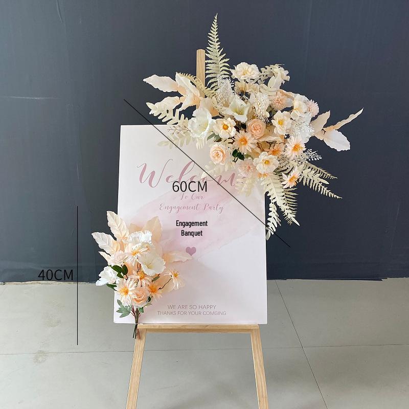 Искусственный Цветочный Декор для Свадебного Места Проведения: для Дорожки, Сцены и Банкетного Зала