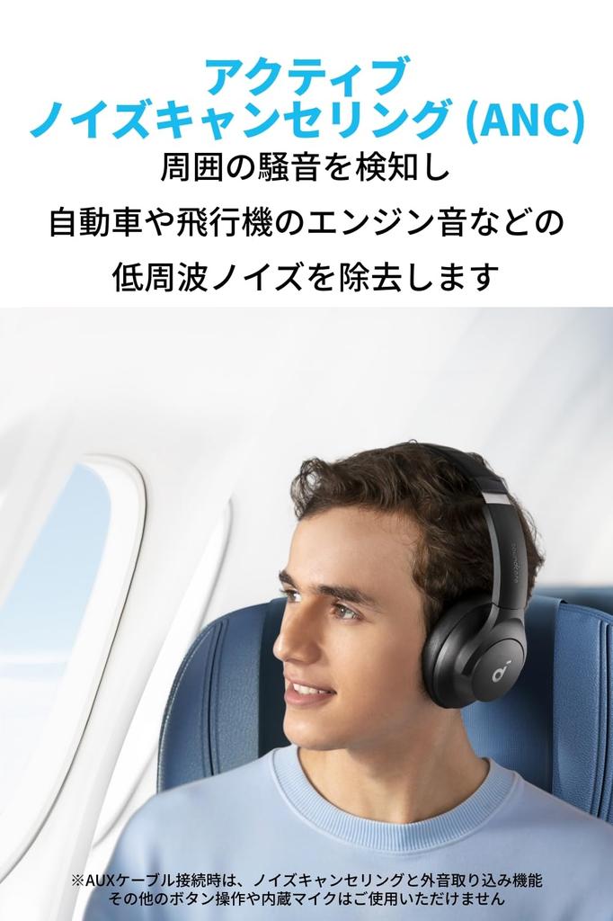 Anker soundcore Q20i беспроводной гибридный активный шумоподавляющий разъем совместим со временем захвата звука воспроизведение музыки до 60 совместимых приложений черный (Bluetooth