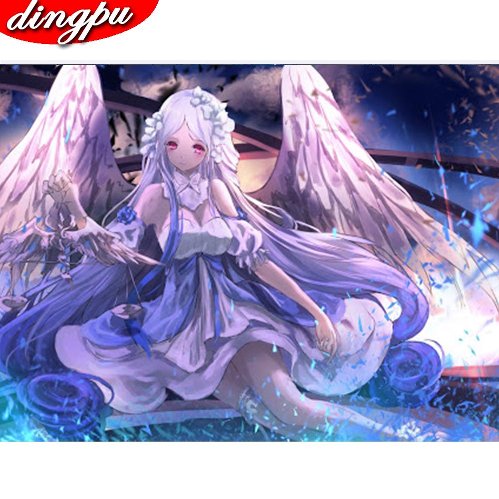 Алмазная вышивка Животные Полная круглая дрель Украшение Домашний пейзаж Прибытие 5D Алмазная картина Рыбалка