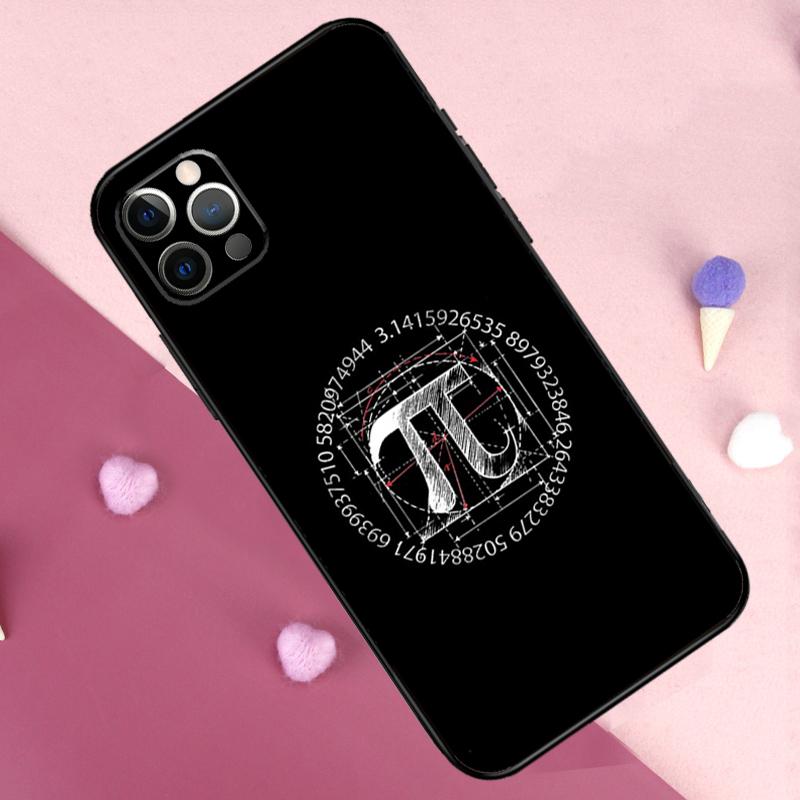 Чехол для телефона с математической формулой Пи для iPhone 17 Pro Max 17 Air 11 14 15 16 Pro Max Plus 12 13 Mini 16e Задняя крышка
