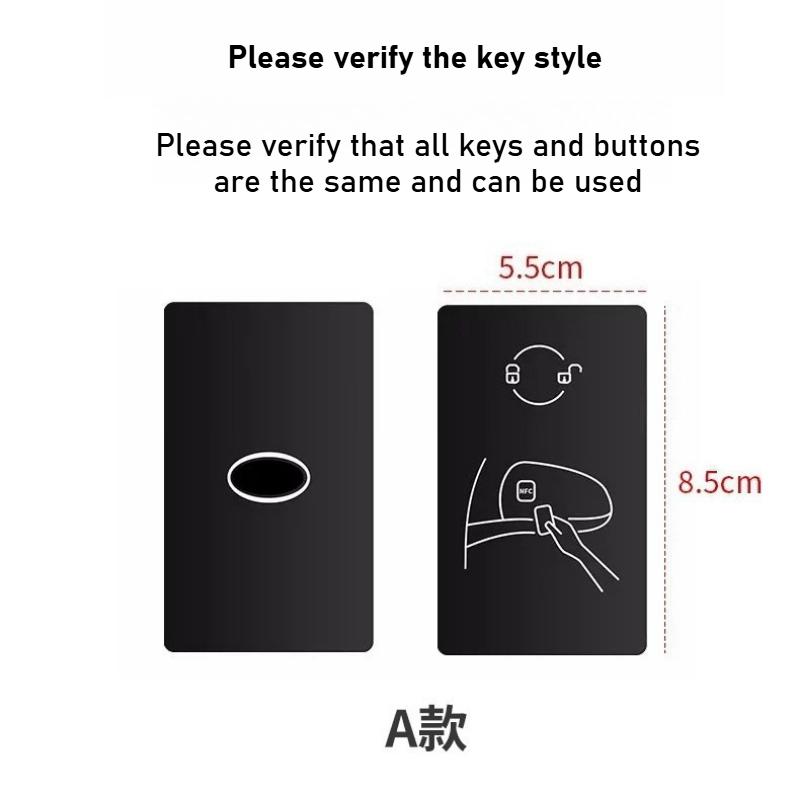 For Tesla Key Card Cover for Model 3 Y S X Card Style Smart Card Key Protector Scratch Resistant High-end Car Accessories