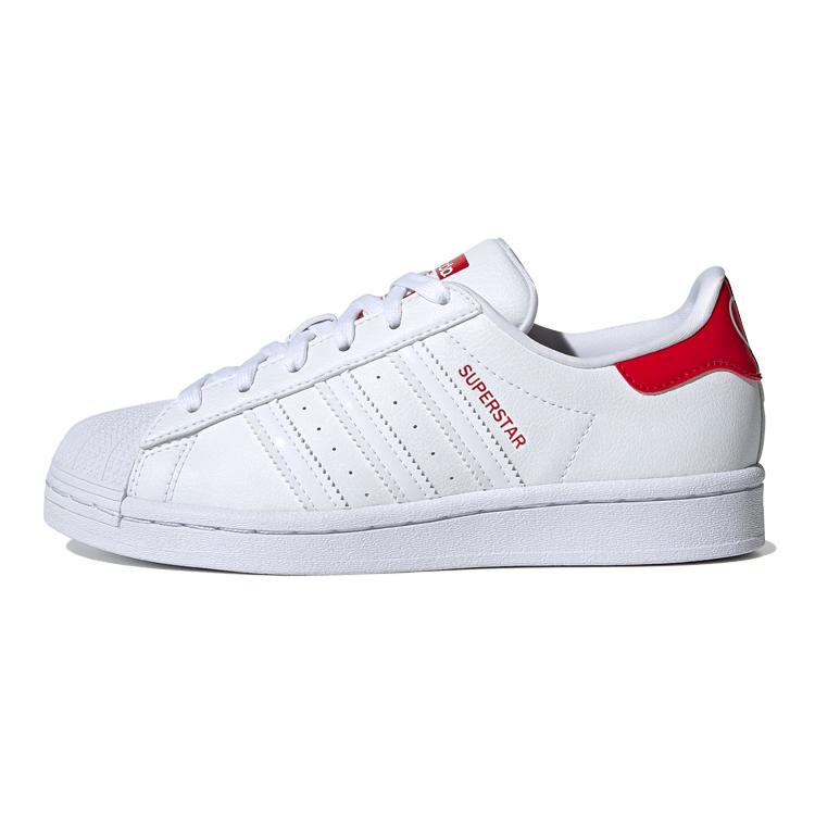 Adidas Superstar White Scarlet Youth FW0817