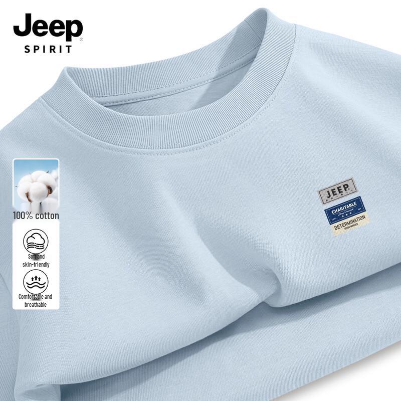 Мужская хлопковая футболка с длинным рукавом JEEP SPIRIT