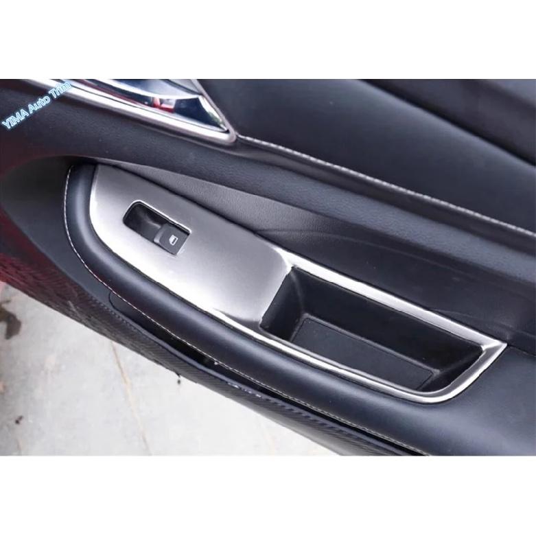 Fit For MG ZS EV 2018 - window button switch cover glass lifting trim frame interior mouldings control panel accessories