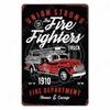 Винтажный классический автомобильный металлический жестяной знак Hot Rod Racing знак автобус грузовик ретро табличка для клуба гараж дома человек пещера настенный декор плакат