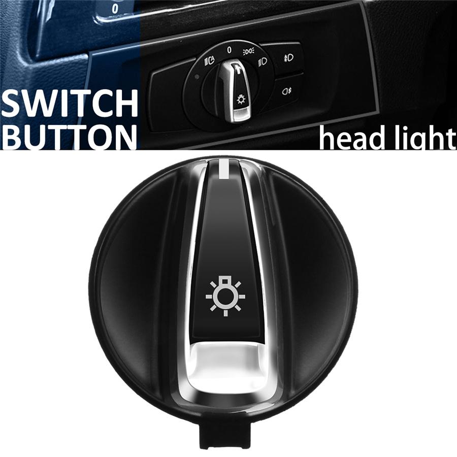 Auto Headlight Switch Knob Button 61319169405 For BMW 1 E88 E82 3 E90 E91 X1 E84