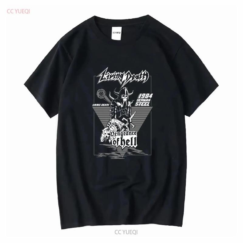 Новый с бирками Футболка Living Death Ч/Б Underground Music С длинным или коротким рукавом Винтажный стиранный топ для повседневной носки Дизайнерская одежда