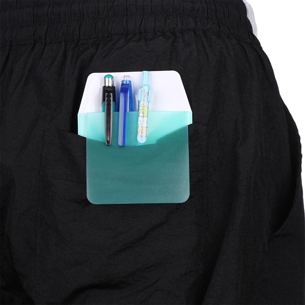 3Pcs School PVC Colorful Doctors Nurses Supplies Pocket Protector Leak-Proof Pen Pouch Pencil Case