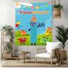 Numberblocks Custom Your Name Wall Decor Tapestry Art For Pet Memorial Birthdaywedding Party Backdrop Family Gift