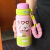 Бутылка для воды удача милый питомец чашка нержавеющая сталь термокружка женская милая термокружка с трубочкой новая портативная вода