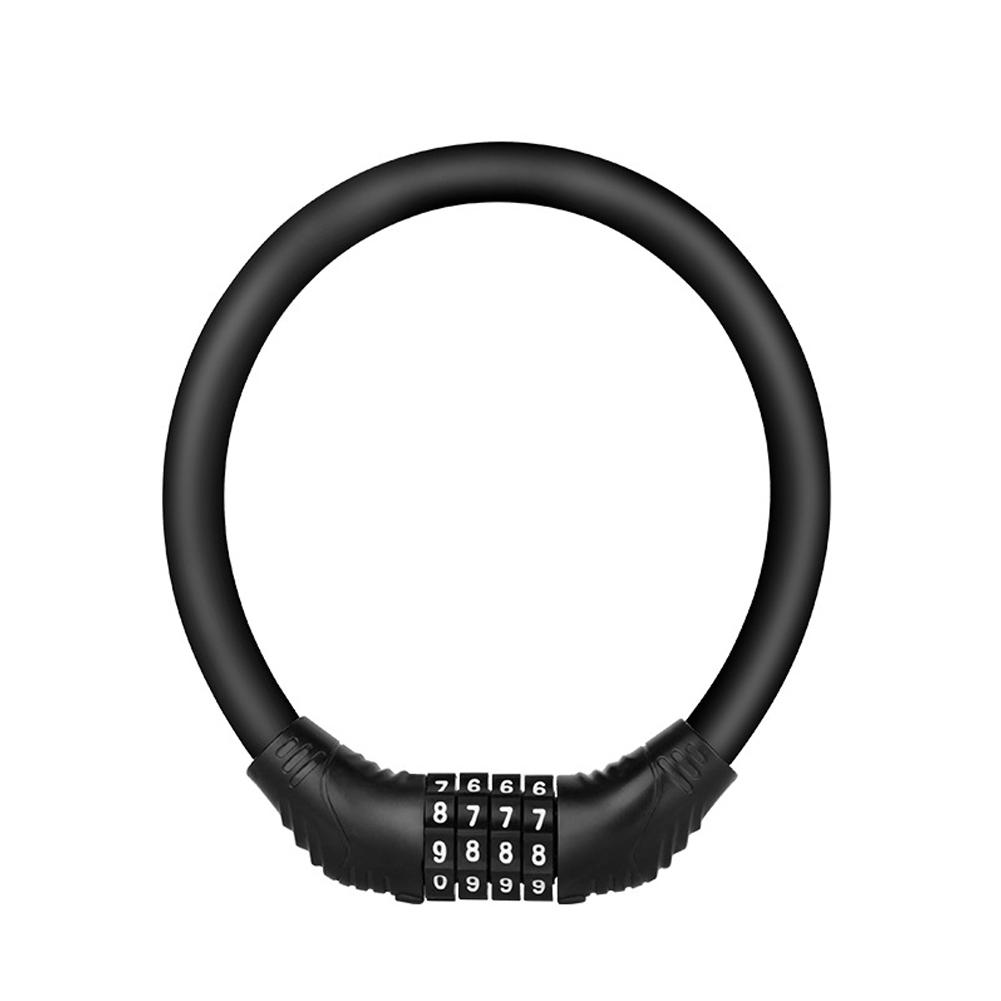 Bike Accessories Bicycle Bike Lock Anti-theft Password MTB Road Bike Security Cable Locker Portable Combination Code Padlock