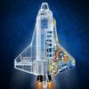 536Pcs Space Shuttle Building Blocks Spaceship Assembling Fit Diy Bricks Spacecraft Model Children'S Birthday Gift