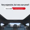 MG7 2023 Sunroof Sunshade: Heat Insulation, UV Protection, Privacy, Opaque.