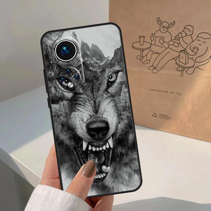 Чехол для Honor Win RT 200 400 50 70 90 X8b X9a X9b X9c X9d с изображением воющего волка 'For Honor Magic 8 Pro 7 6 5 Lite'