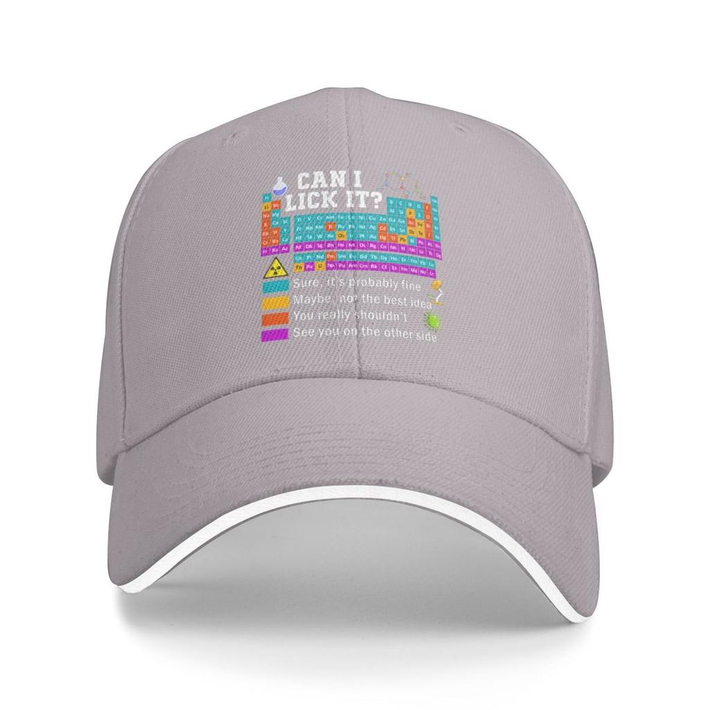 Baseball Caps Can I Lick It Periodic Table Awesome Graphic Unisex Outdoor Summer Hats