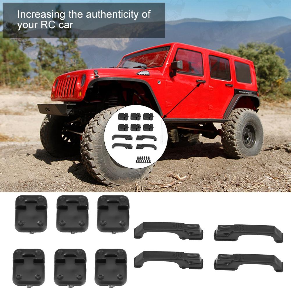 1 комплект пластиковых дверных петель и дверных ручек для Traxxas TRX-4 1:10 RC Гусеничный