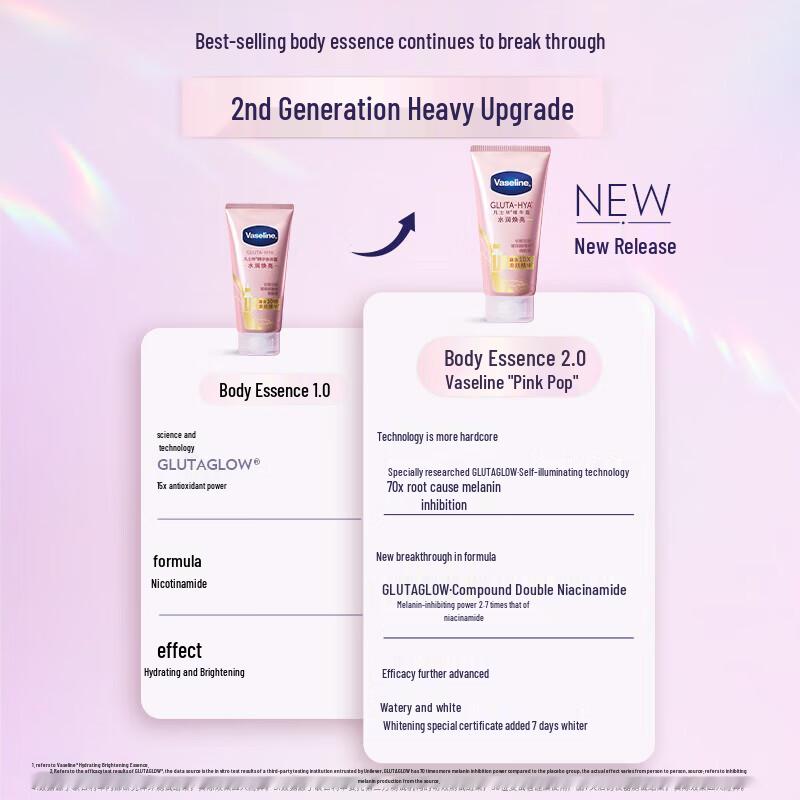 Vaseline Hydrating & Brightening Essence Lotion