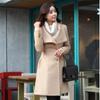 Women Fashion Coat Ladies Autumn and Winter Warm Overcoat Cotton Fashion  Windbreak Coat