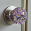 Practical Door Handle Flower Patterns Door Knob Decorative Creative Cabinet Handle  Home Decoration