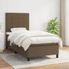 3141740 vidaXL Divan Bed with Mattress Dark Brown 90x190 Cm