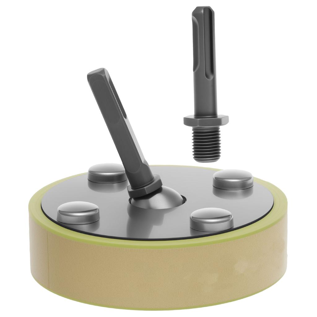 Инструмент для выравнивания плитки с системой привода от электромолотка, вращающийся на 360°, портативный выравниватель напольной плитки