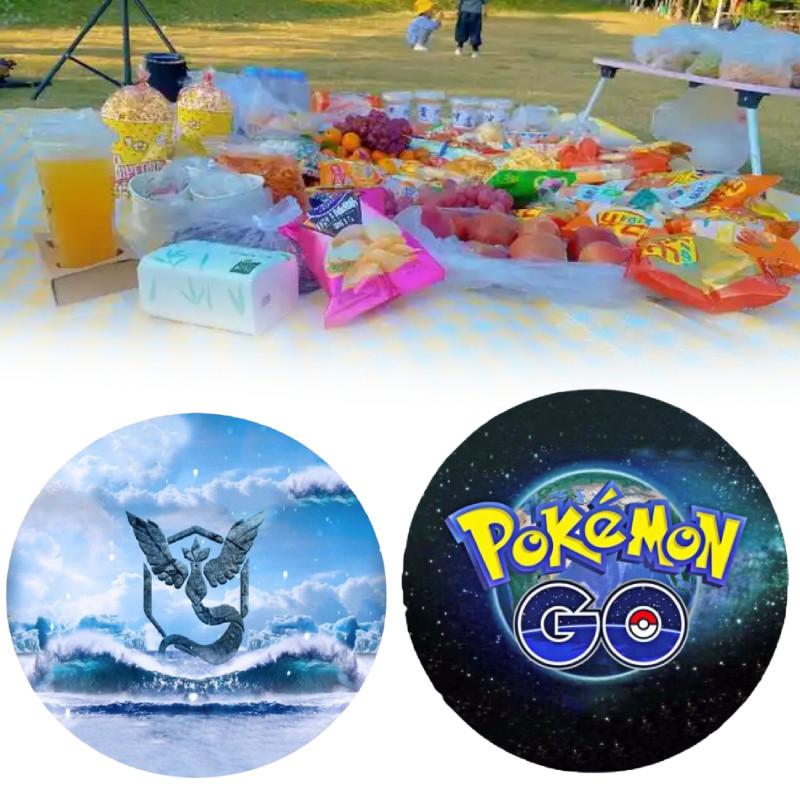 Пляжное полотенце с принтом «Покемоны» Летнее Большое Круглое Покрывало для пикника Коврик для йоги